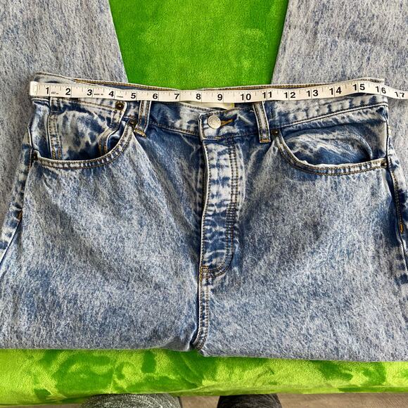 Happy X Nature Acid Wash High-Rise Strasight Jeans Sz 30 - Picture 6 of 11